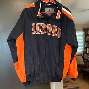 Colosseum Auburn Windbreaker - Black and Orange